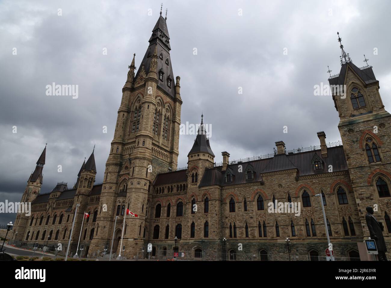 Parliament Hill West Block, Ottawa Stockfoto