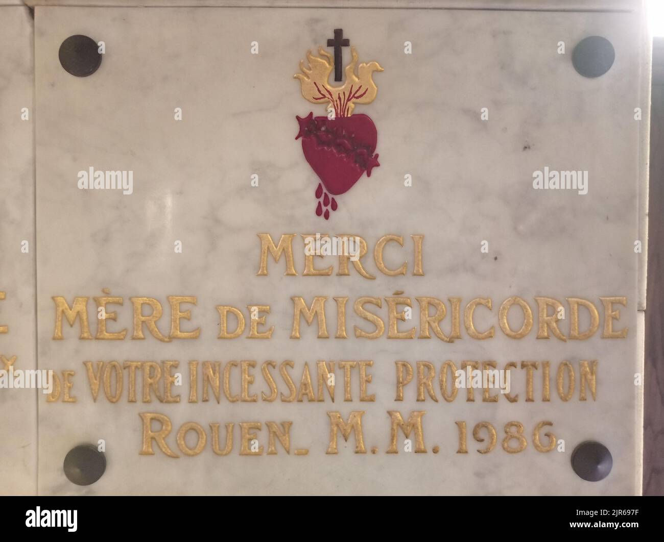 Chapelle de la Miséricorde, Pellevoisin, Indre, Frankreich Stockfoto