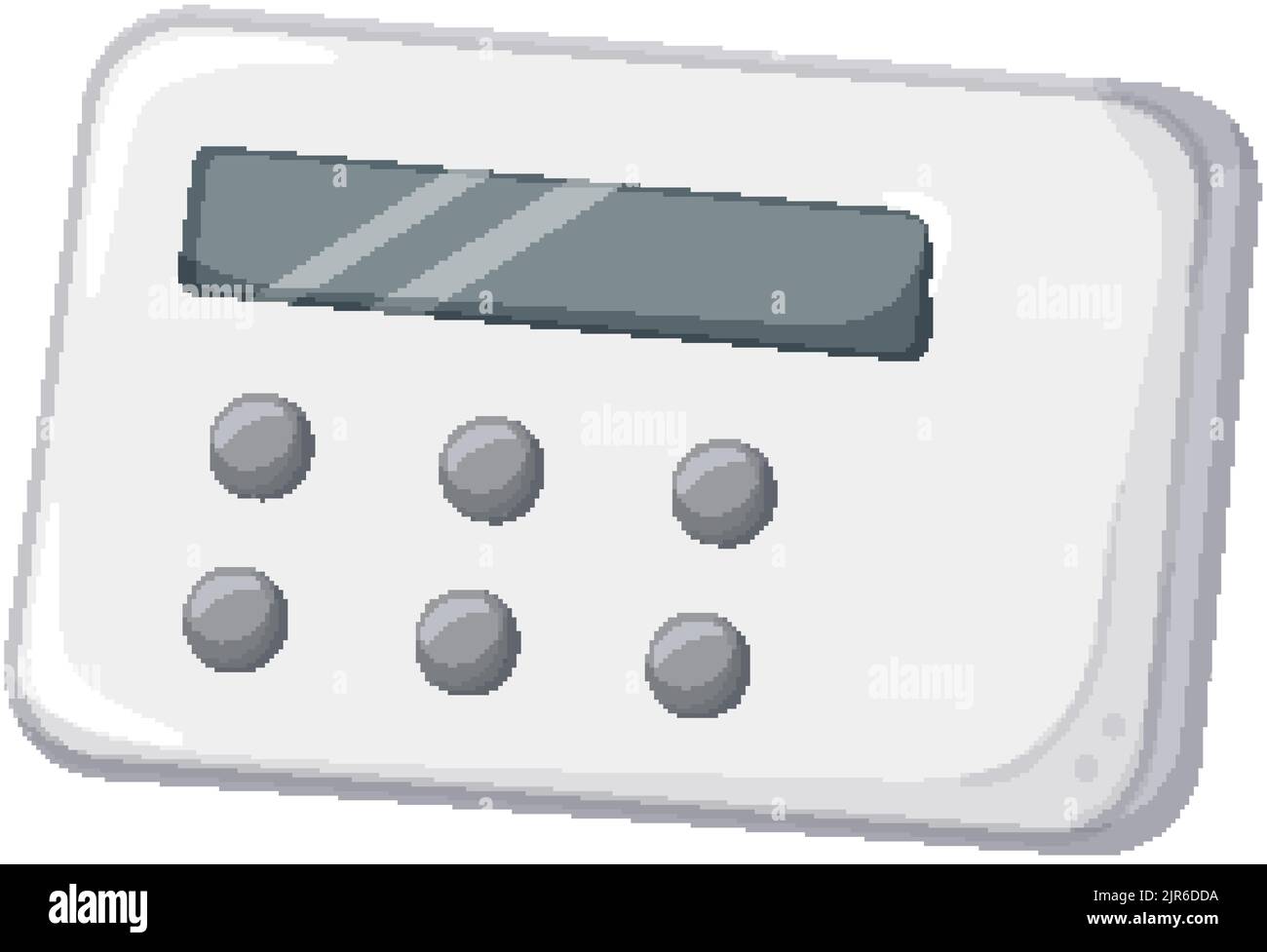 Digitale Küche Timer Uhr Cartoon Vektor Illustration Stock Vektor