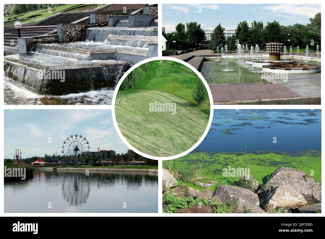 Mariupol Park, Ukraine Stockfoto