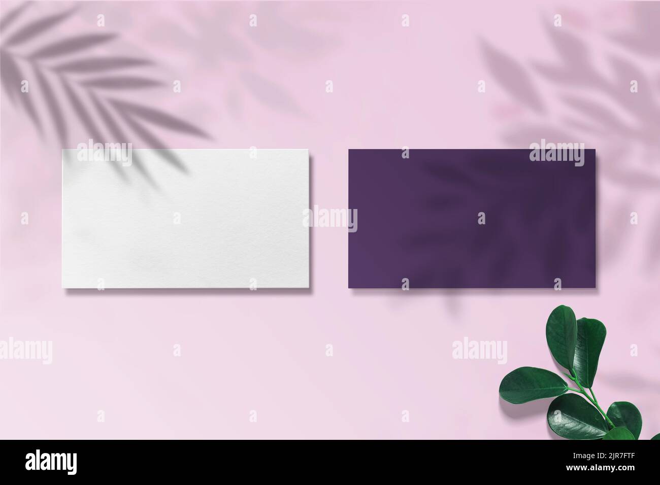 Luxus-Visitenkarte-Modell.Luxus-Logo-Modell Stockfoto