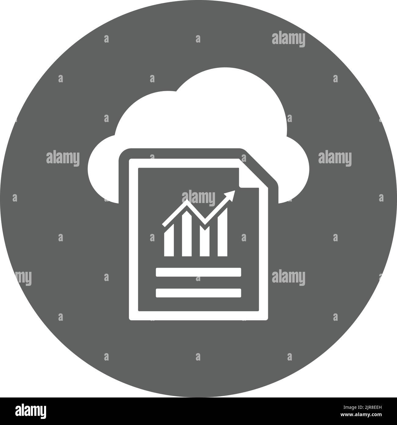 Finden, Analyse, Wolke, Lösungssymbol – Vektor-EPS-Datei. Ideal für Printmedien, Web, Stock-Bilder, kommerzielle Nutzung oder jede Art von Design-Projekt Stock Vektor