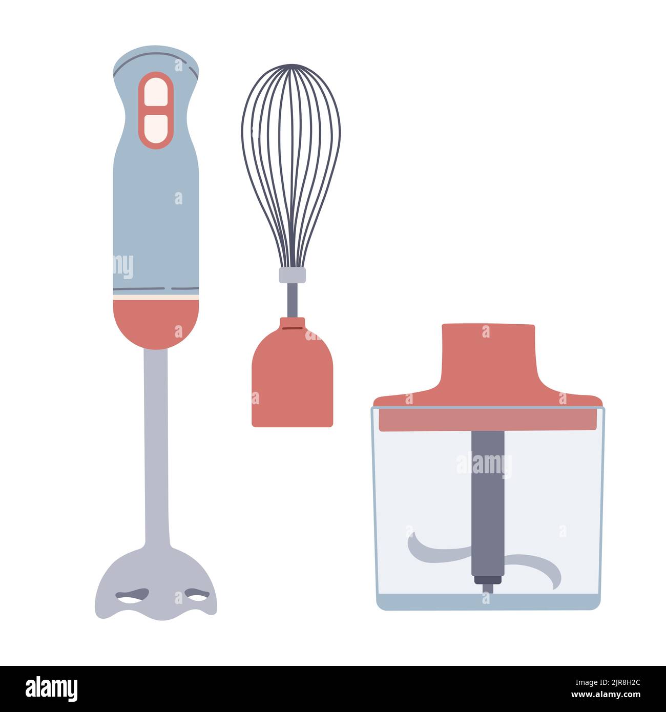 Stabmixer im flachen Design Stock Vektor