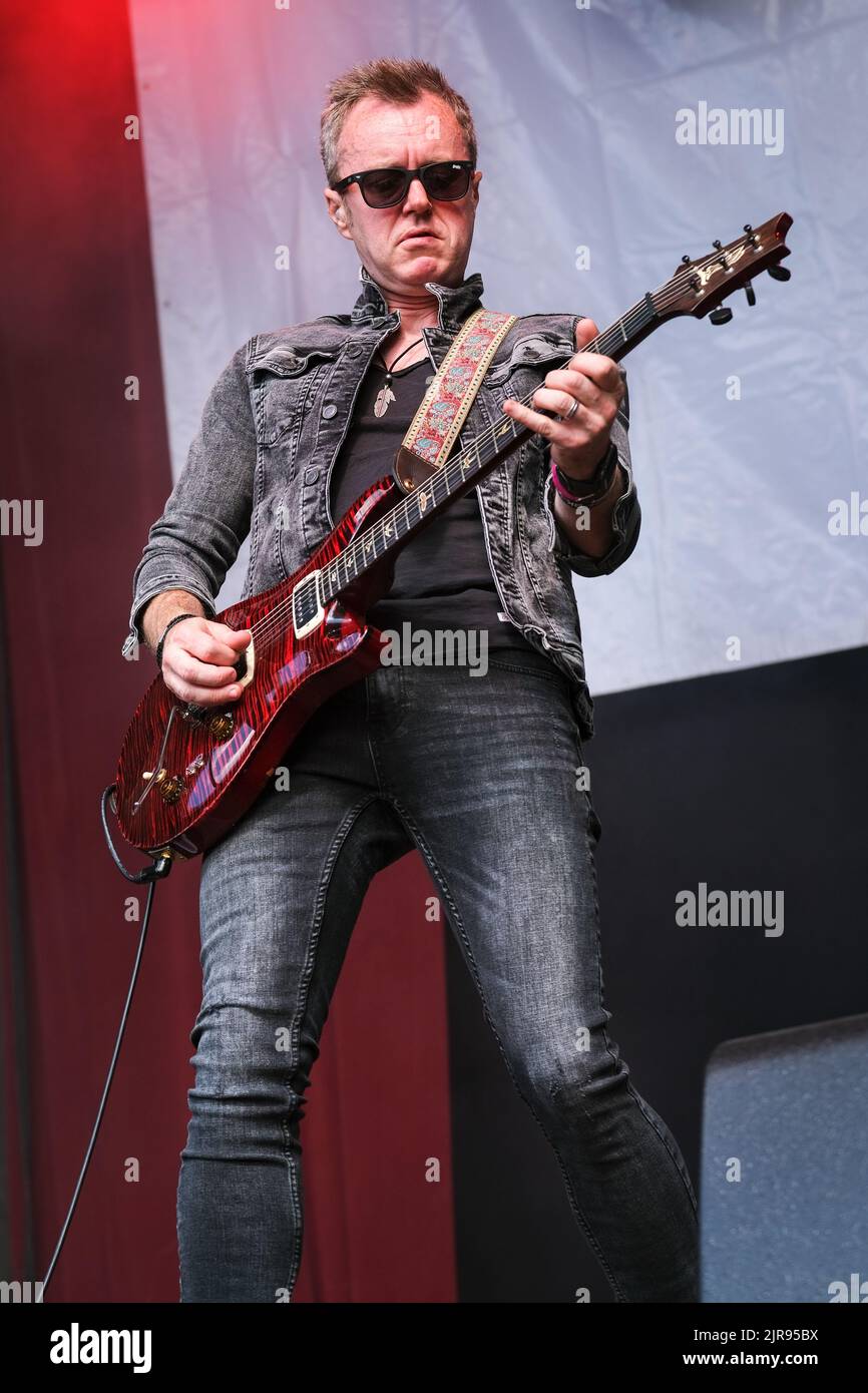 Simon McBride beim Weyfest Festival, Tilford, England, Großbritannien. 20. August 2022 Stockfoto