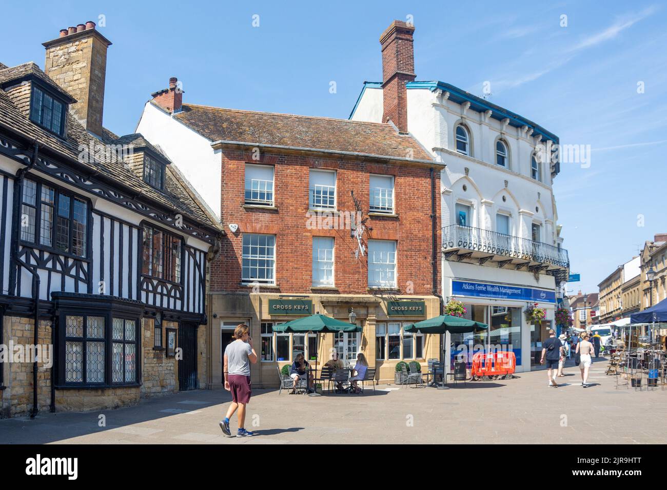 The Market Place, Sherborne, Dorset, England, Vereinigtes Königreich Stockfoto