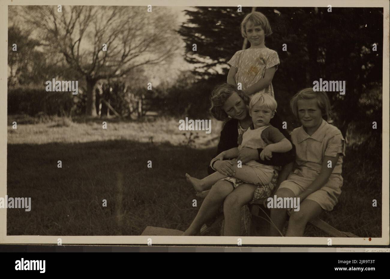 Peter Lee-Johnson aus dem Fairburn Property, New Lynn, Auckland, 1943, Auckland, Von Eric Lee-Johnson. Stockfoto