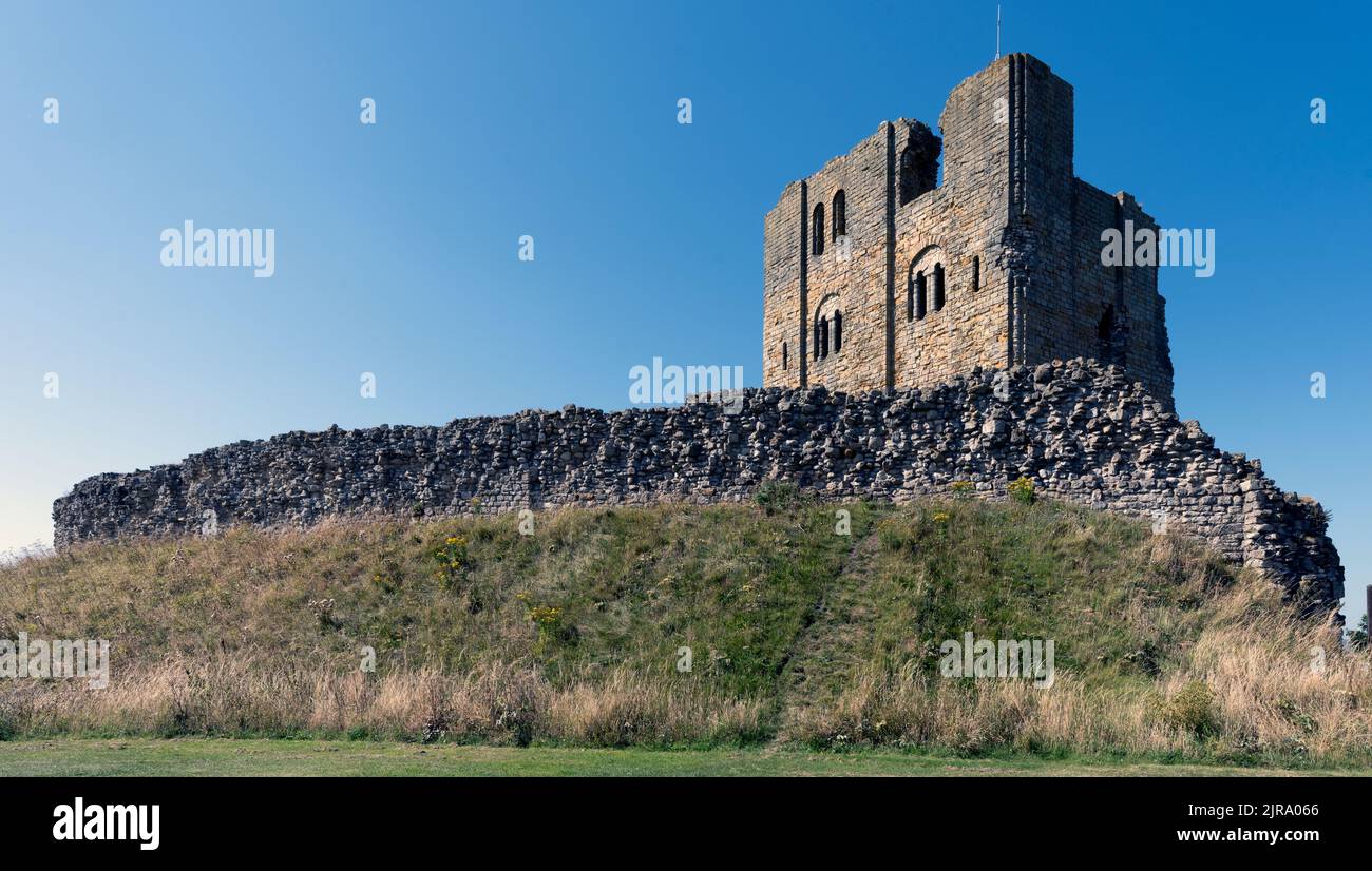 Scarborough Castle - English Heritage - eine mittelalterliche königliche Festung, Scarborough, North Yorkshire, Yorkshire, England, VEREINIGTES KÖNIGREICH Stockfoto