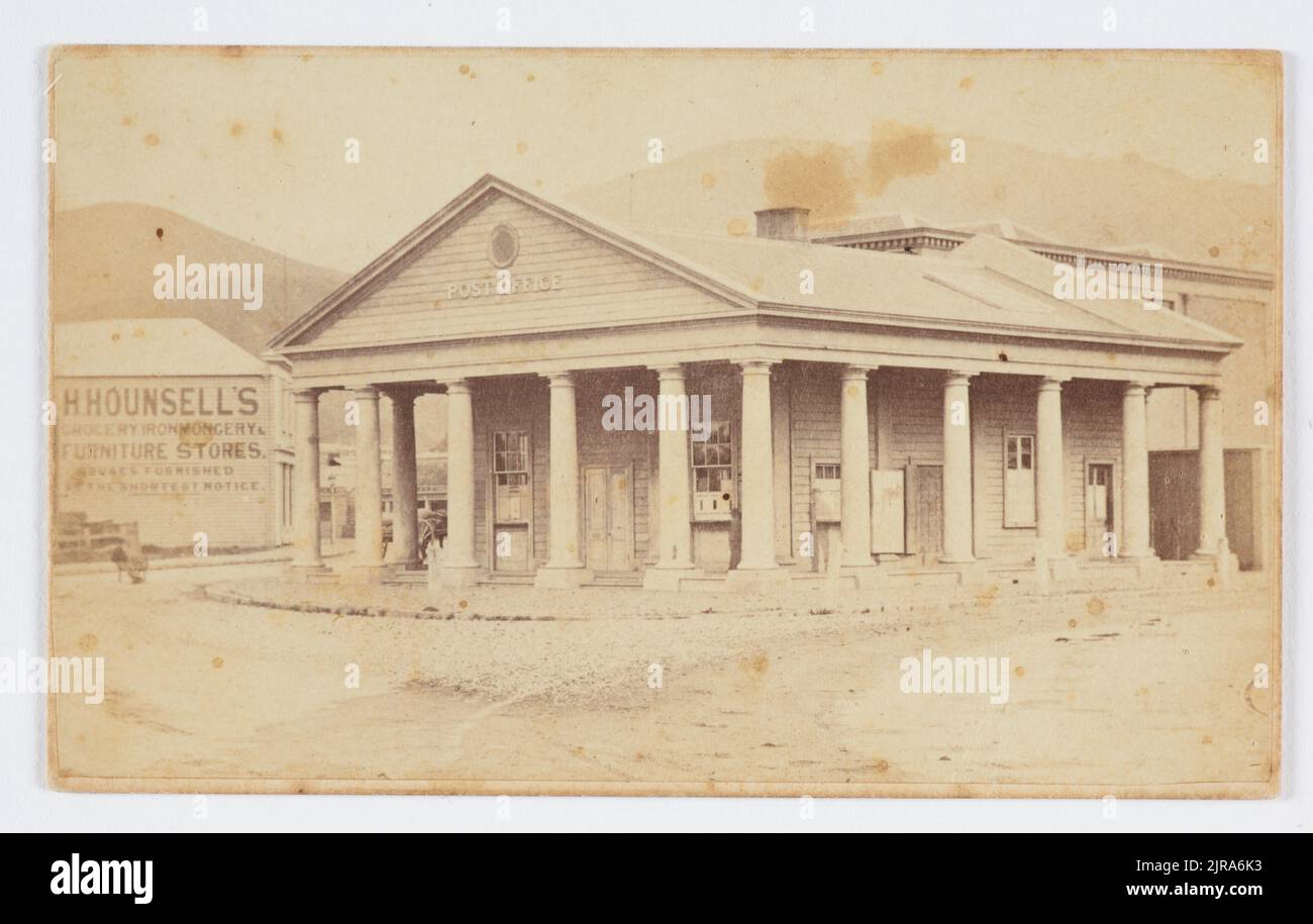 Nelson Post Office, um 1872, Nelson, von William Haydon Lawley Leech. Geschenk von Frau E. W Gibbs, 1933. Stockfoto