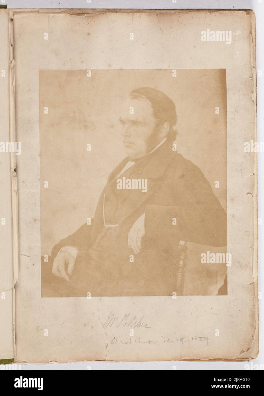 Dr. Barker, 1859, Christchurch, von Dr. Alfred Barker. Stockfoto