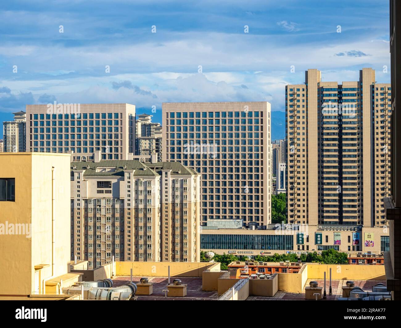 Skyline oder Stadtbild, Xi'an, China, 2022 Stockfoto