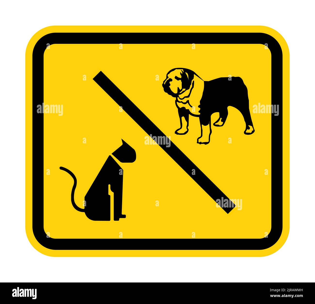 Keine hunde erlaubt piktogramm kaufen Alamy