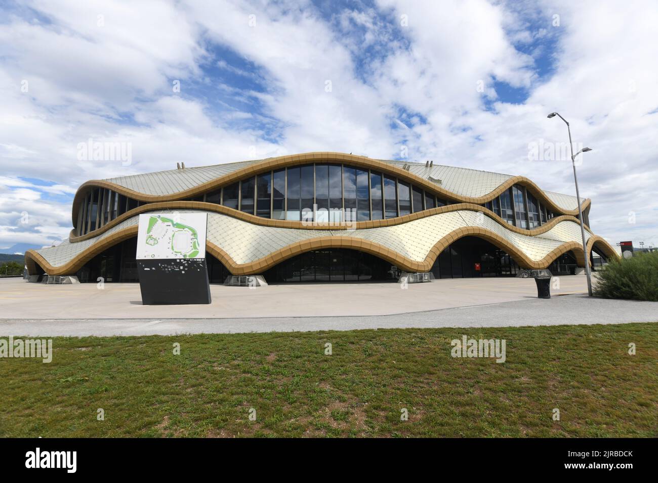 Arena Stozice, Austragungsort der Volleyball-Weltmeisterschaft 2022 in Ljubljana, Slowenien Stockfoto