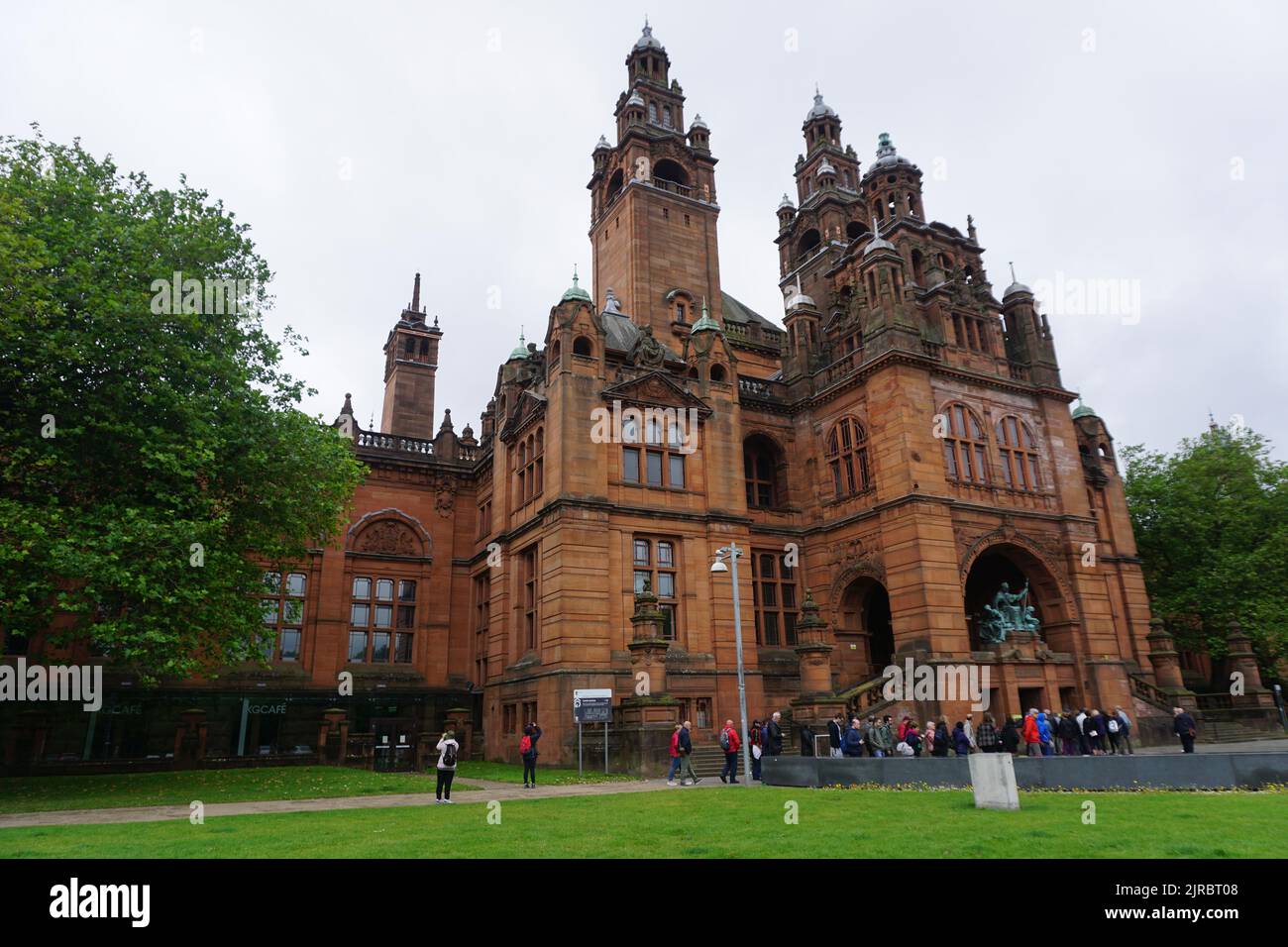 Glasgow, Schottland. Kelvingrove Kunstgalerie und Museum Stockfoto