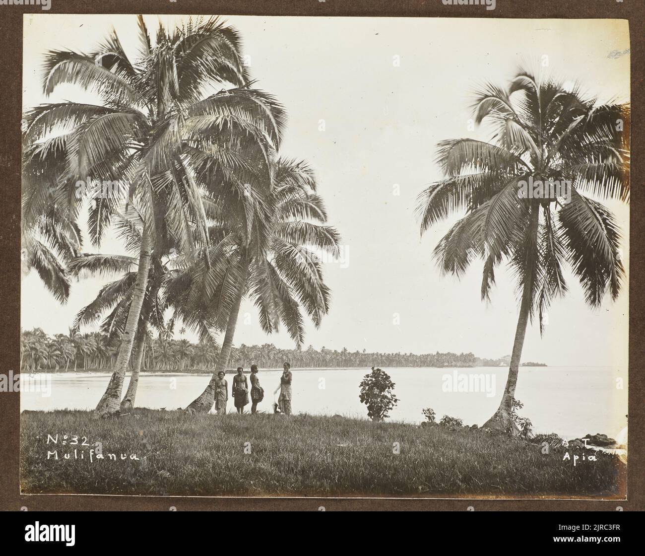Mulifanua. Aus dem Album: Samoa, um 1918, Sāmoa, von Alfred James Tattersall. Stockfoto
