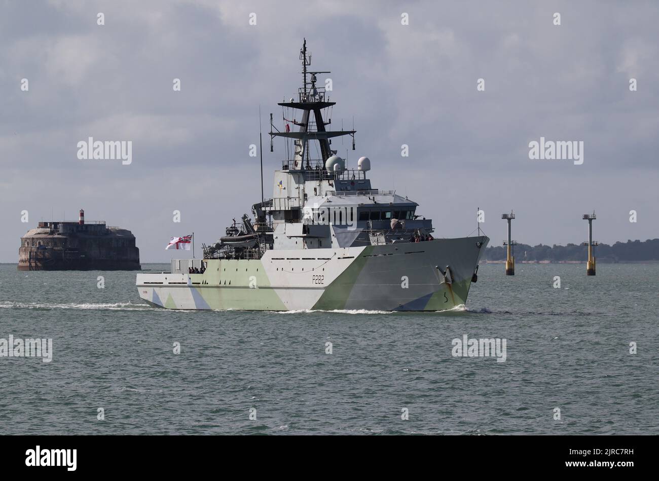 Das OffshorePatrouillenschiff HMS SEVERN der Royal Navy RiverKlasse