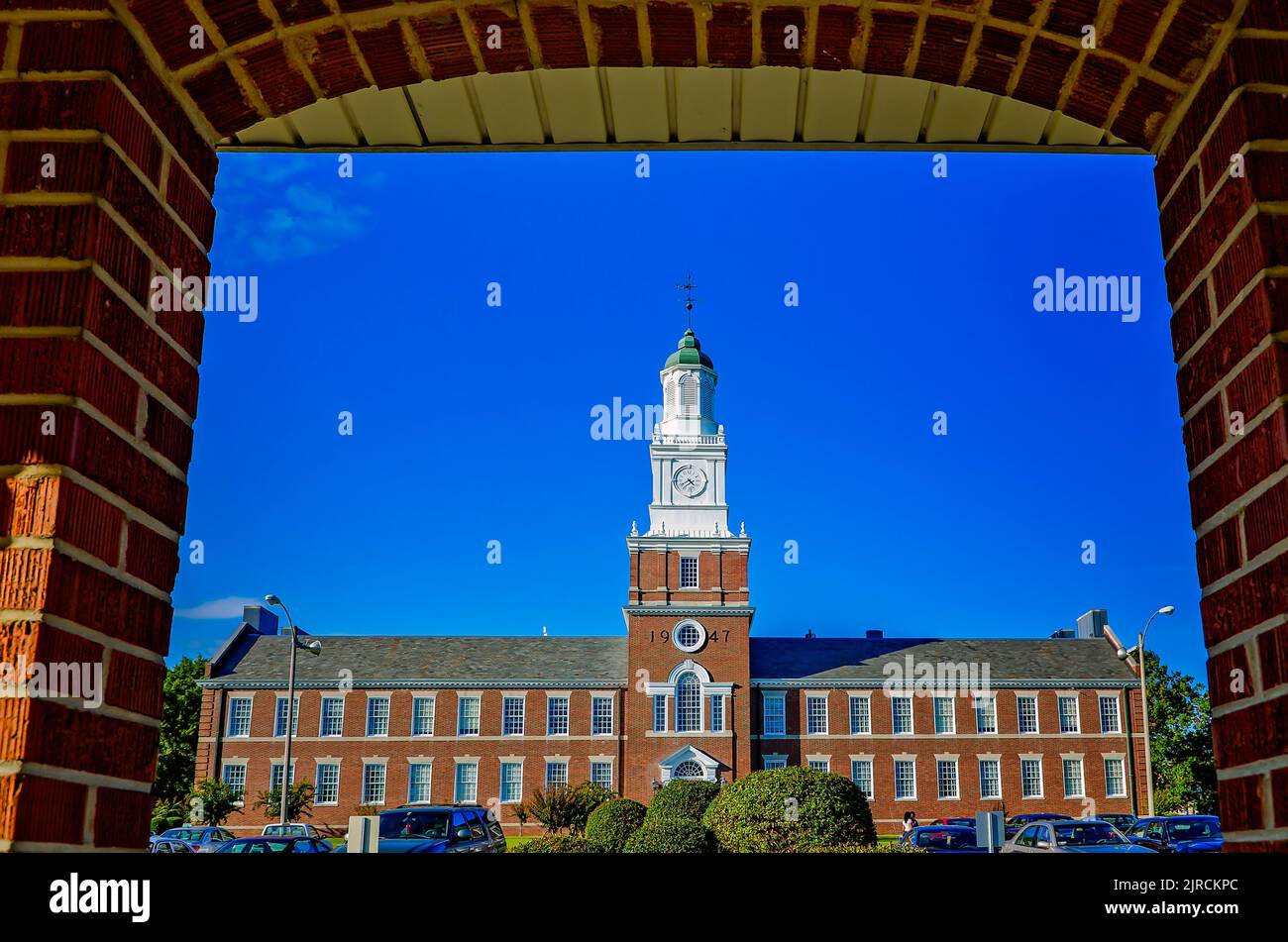 Das Rust College ist am 10. Oktober 2011 in Holly Springs, Mississippi, abgebildet. Die historisch schwarze Hochschule wurde 1866 gegründet. Stockfoto