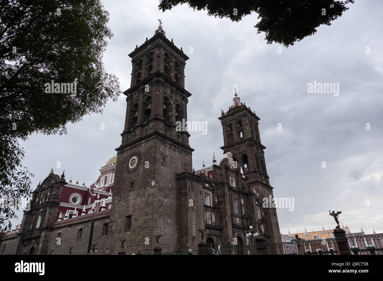 Kathedrale von Puebla, mexikanische Barockkirche, Basilika Kathedrale ...