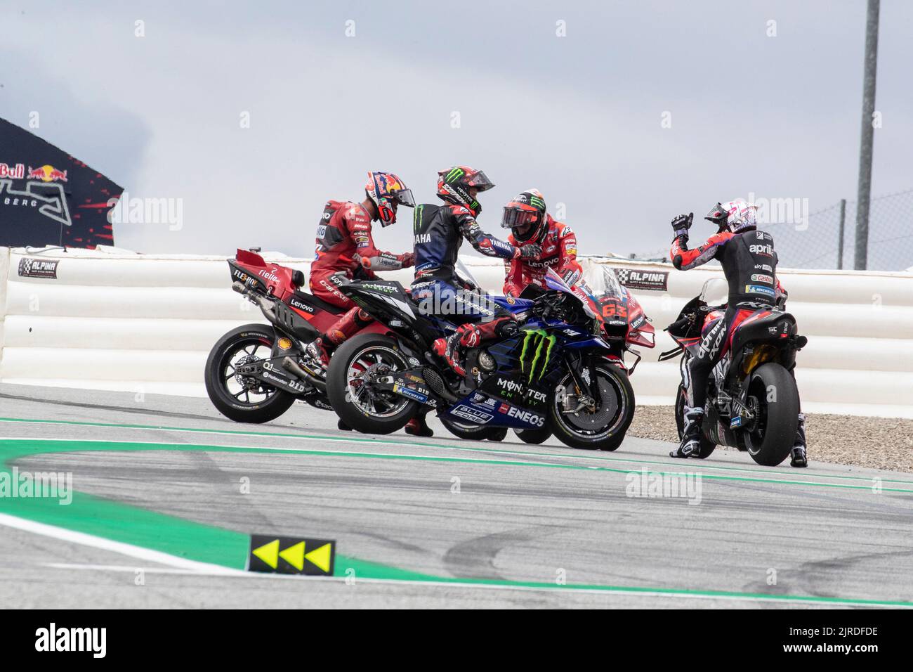 Die Ausgabe 2022 des Grand Prix von Österreich auf dem Red Bull Ring Circuit Stockfoto