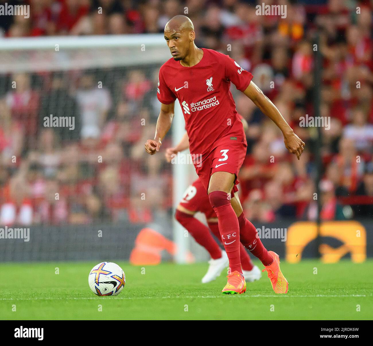 15. Aug 2022 - Liverpool gegen Crystal Palace - Premier League - Anfield Liverpools Fabinth während des Premier League-Spiels in Anfield. Picture : Mark Pain / Alamy Live News Stockfoto