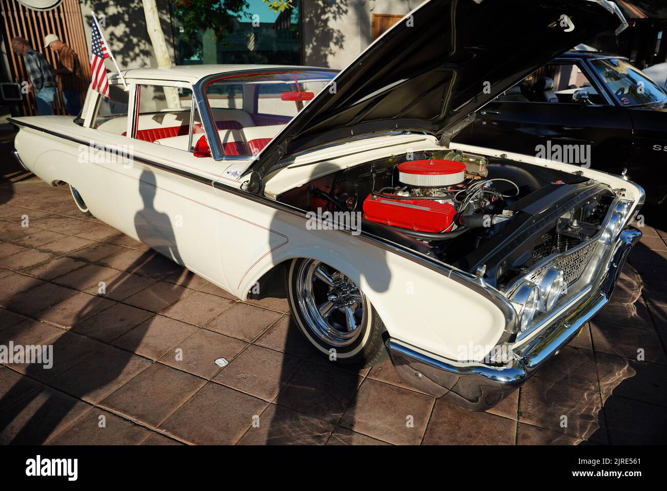 Ein Klassiker auf einer Automshow in Garden Grove, Kalifornien Stockfoto