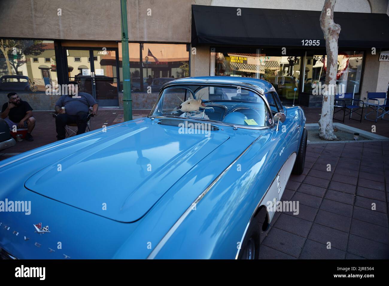 Ein Klassiker auf einer Automshow in Garden Grove, Kalifornien Stockfoto