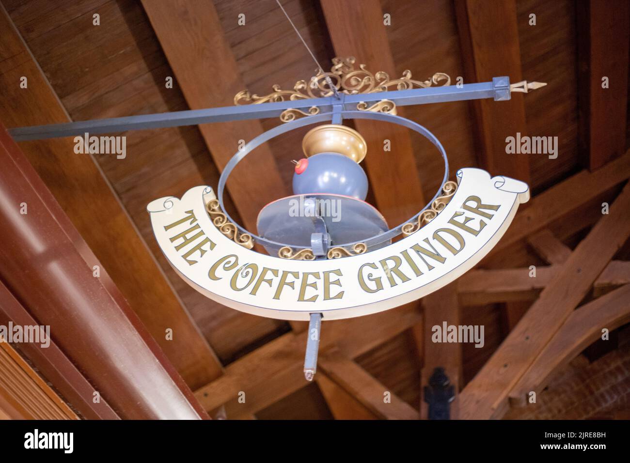 Das Disneyland Paris The Coffee Grinder Stockfoto