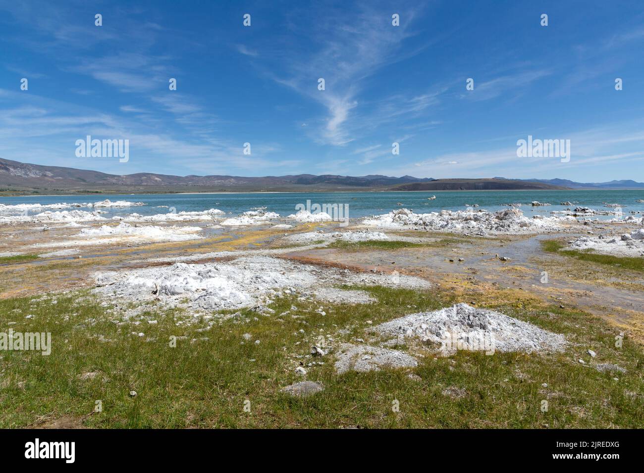 Blick auf den Mono Lake bei Lee Vining, USA Stockfoto