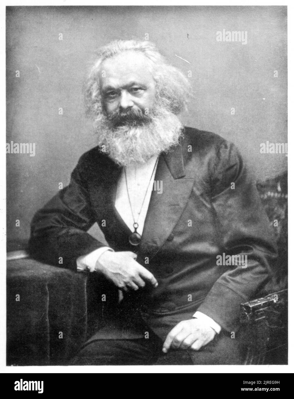 Porträt von Karl Marx Stockfoto