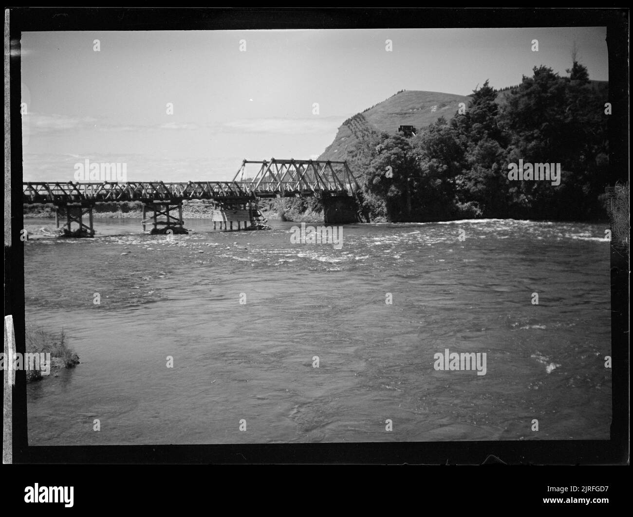 Bridge, von J.W. Chapman-Taylor. Stockfoto