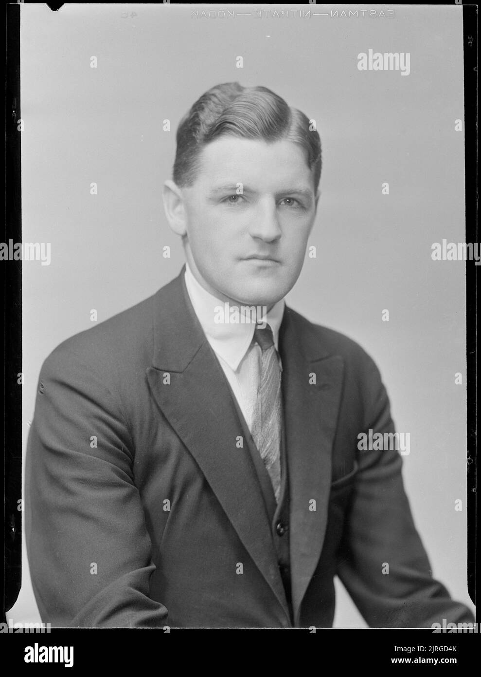 Man, um 1930, von William Oakley. F B Butler/Crown Studios Collection. Geschenk von Frederick B Butler, 1971. Stockfoto