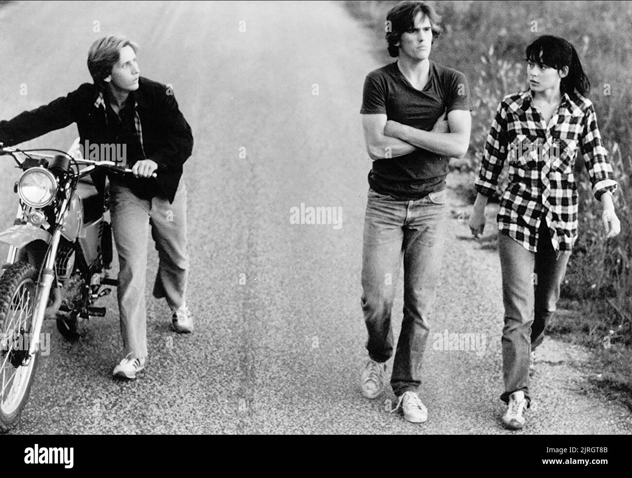 EMILIO ESTEVEZ, MATT DILLON, MEG TILLY, TEX, 1982 Stockfoto