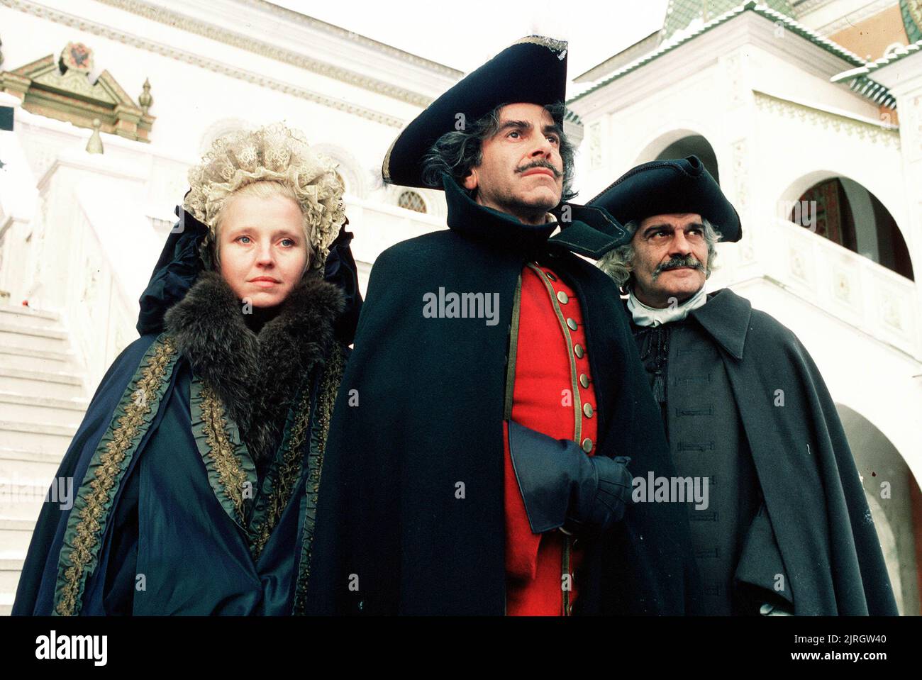 MAXIMILIAN SCHELL, Omar Sharif, Hanna Schygulla, Peter der Große, 1986 Stockfoto