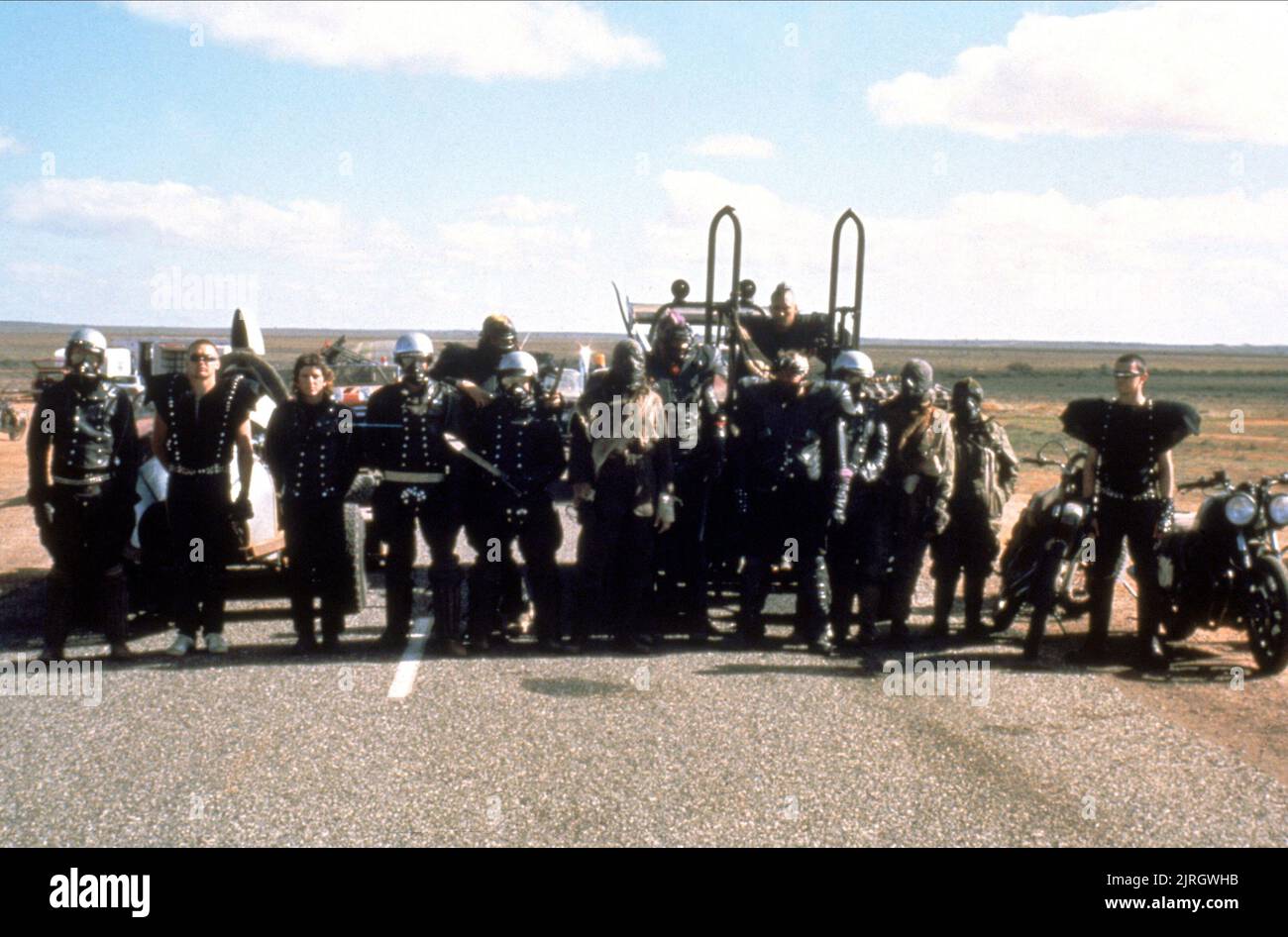 Banditen, MAD MAX 2: Der Road Warrior, 1981 Stockfoto