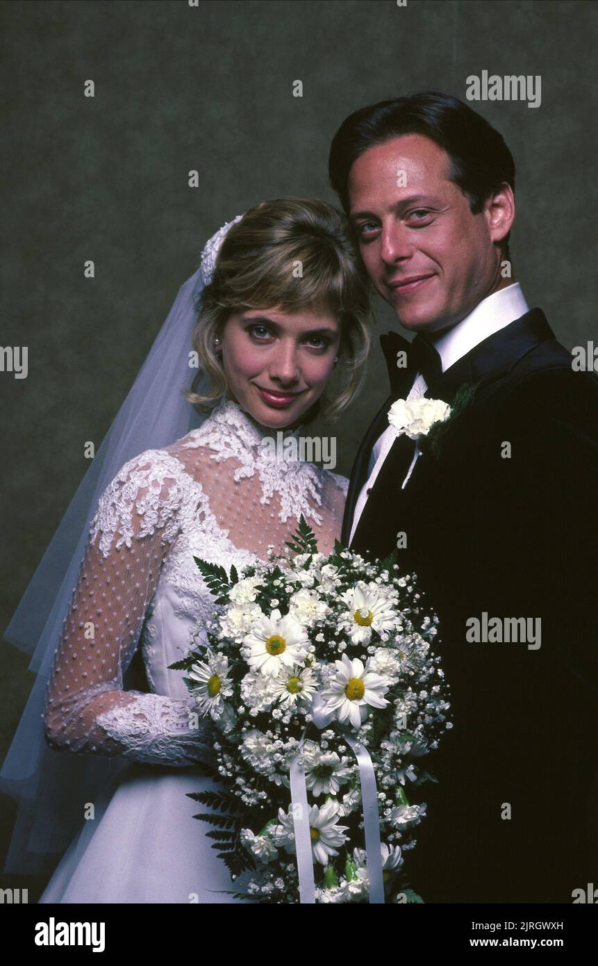 ROSANNA ARQUETTE, MARK BLUM, verzweifelt, Susan, 1985 Stockfoto