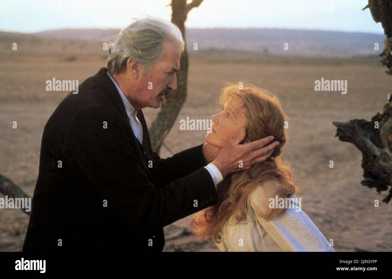 GREGORY PECK, Jane Fonda, Old Gringo, 1989 Stockfoto