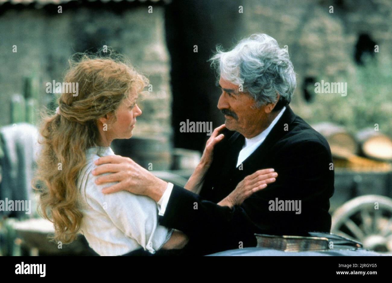 JANE FONDA, Gregory Peck, Old Gringo, 1989 Stockfoto