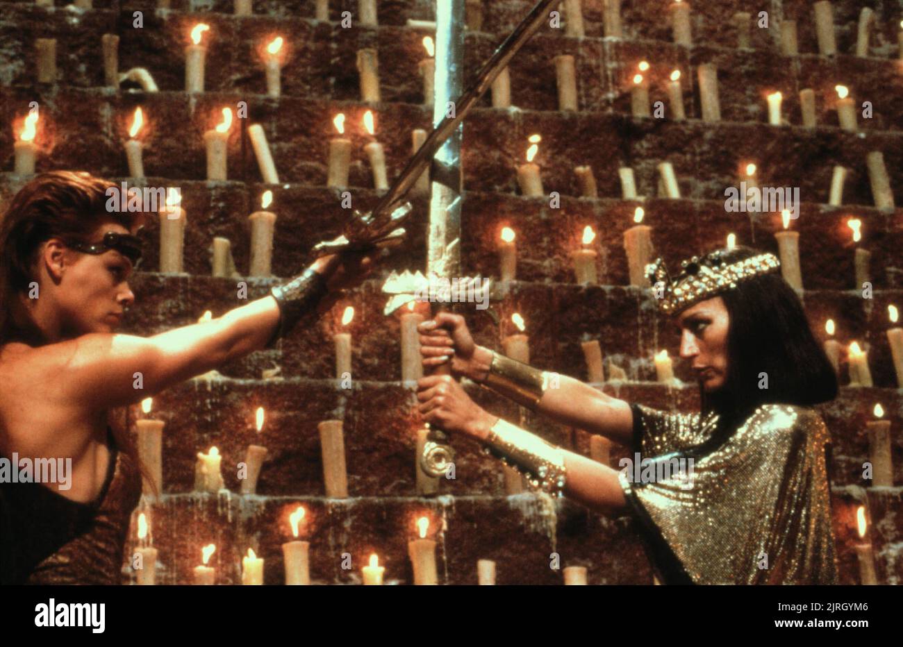 BRIGITTE NIELSEN, SANDAHL BERGMAN, ROTE SONJA, 1985 Stockfoto