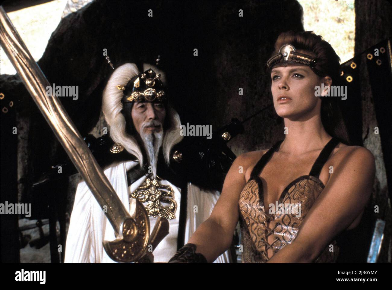 BRIGITTE NIELSEN, ROTE SONJA, 1985 Stockfoto