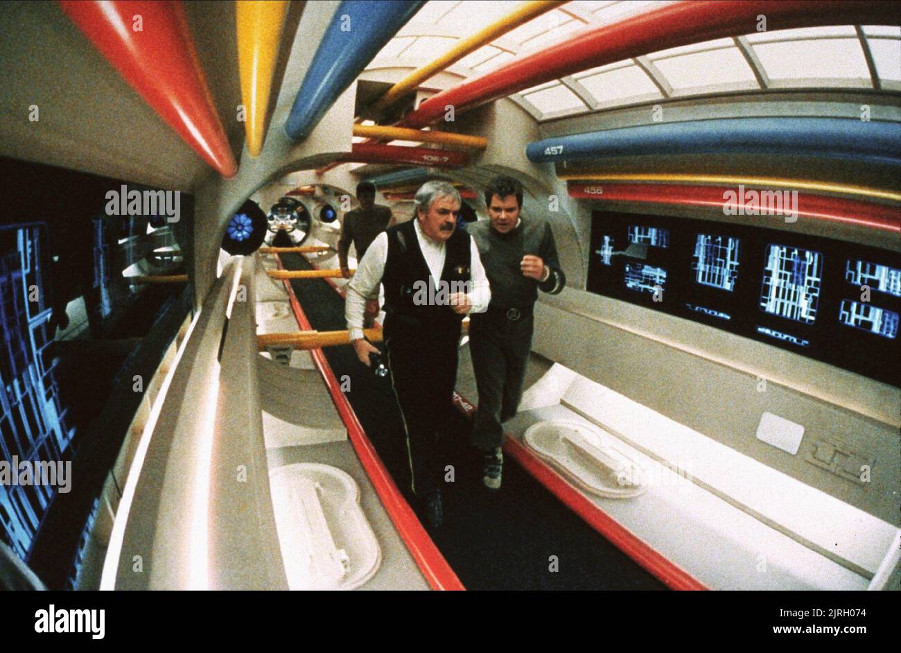 JAMES DOOHAN, William Shatner, Star Trek V: The Final Frontier, 1989 Stockfoto