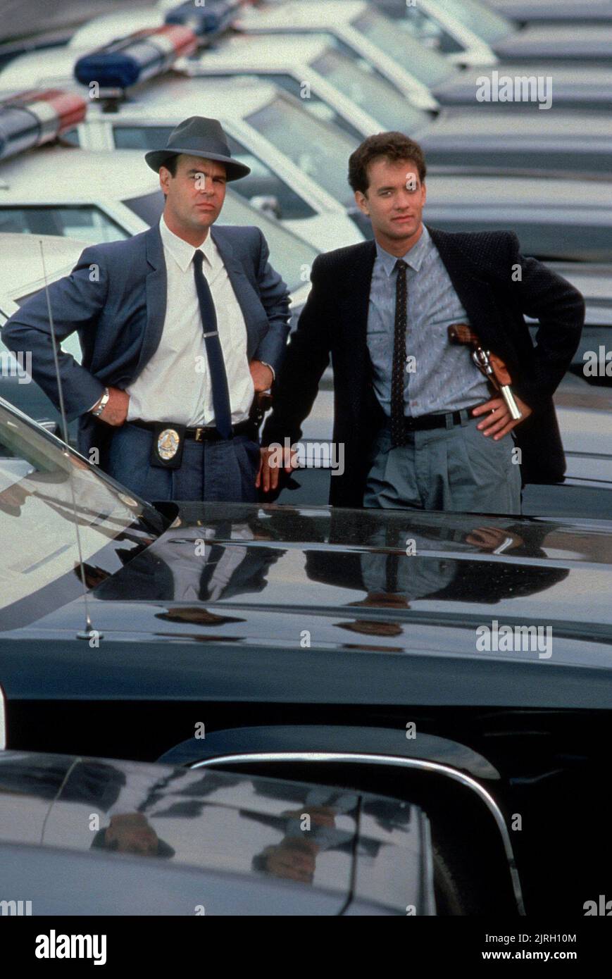 DAN AYKROYD, Tom Hanks, DRAGNET, 1987 Stockfoto