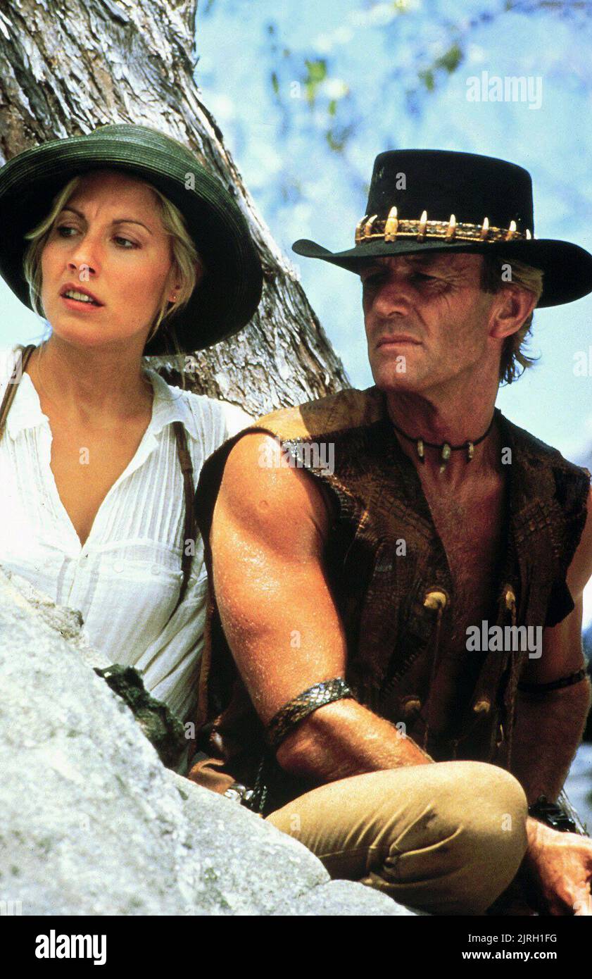 LINDA KOZLOWSKI, Paul Hogan, CROCODILE DUNDEE II, 1988 Stockfoto