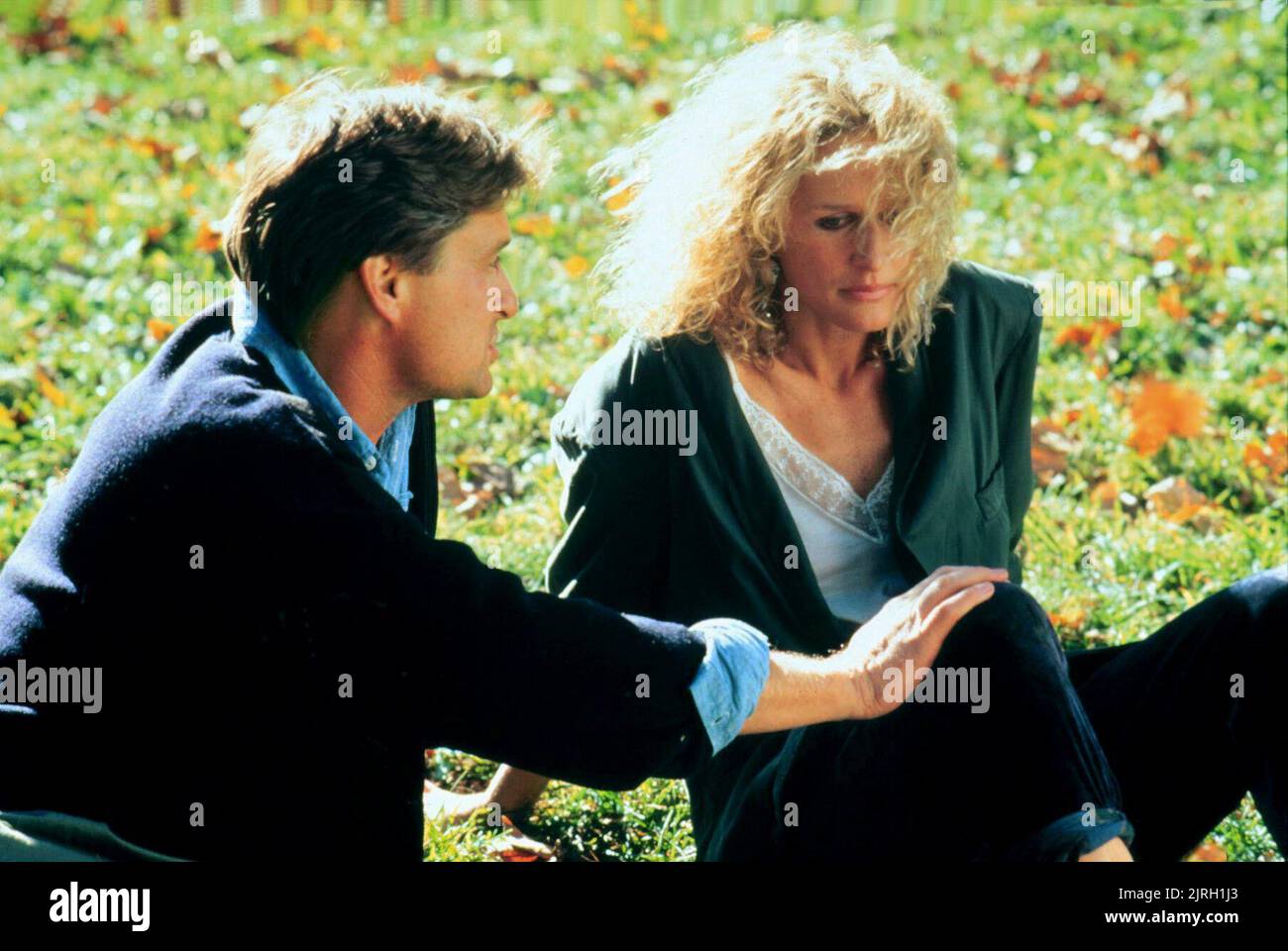 MICHAEL DOUGLAS, Glenn Close, Fatal Attraction, 1987 Stockfoto
