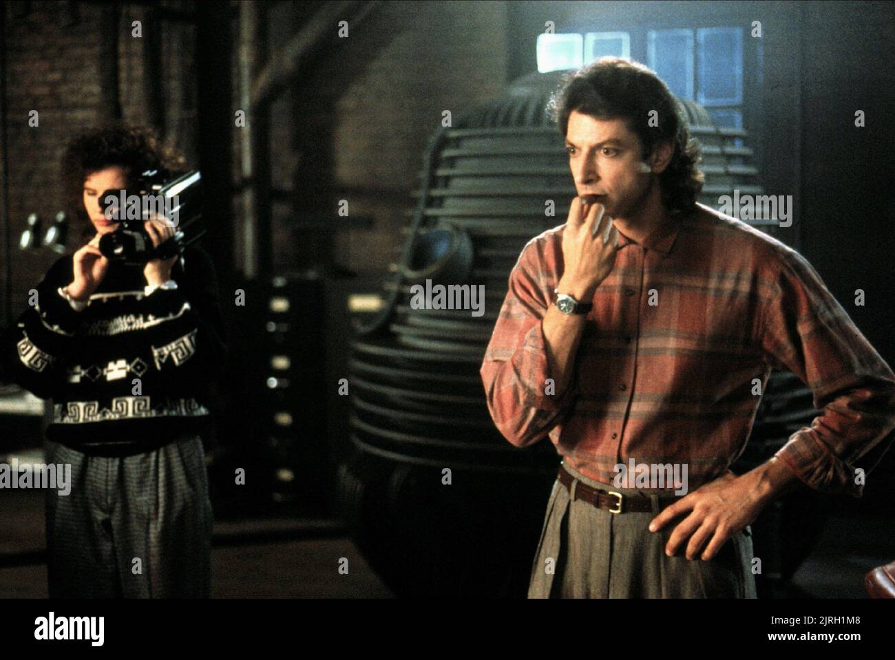 GEENA DAVIS, Jeff Goldblum, DIE FLIEGEN, 1986 Stockfoto