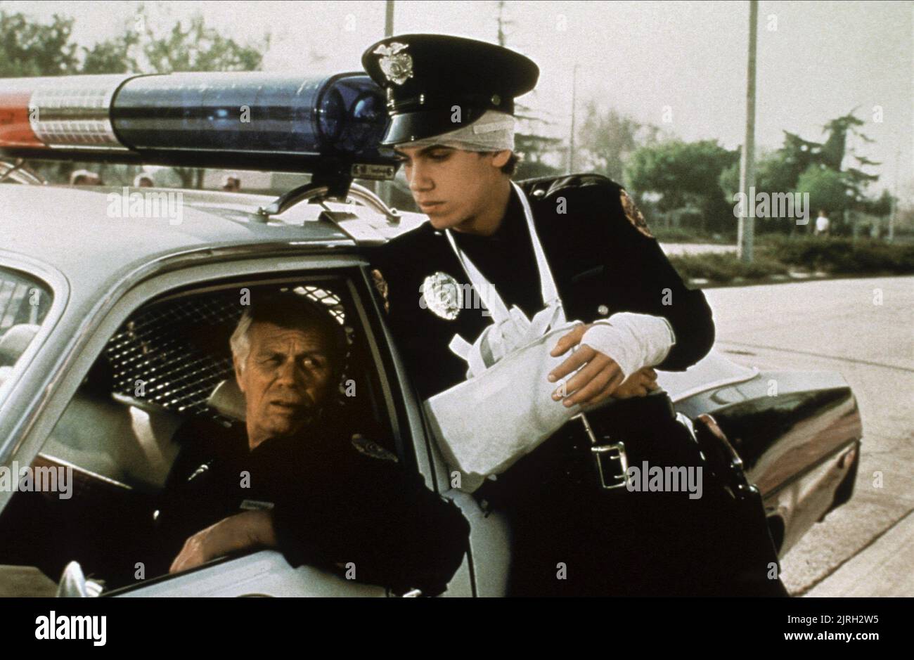 RICHARD WIDMARK, NATIONALER LAMPOON GEHT INS KINO, 1982 Stockfoto