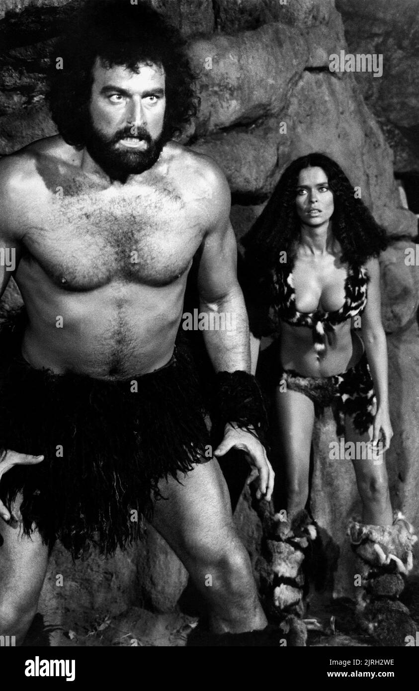 JOHN MATUSZAK, Barbara Bach, CAVEMAN, 1981 Stockfoto