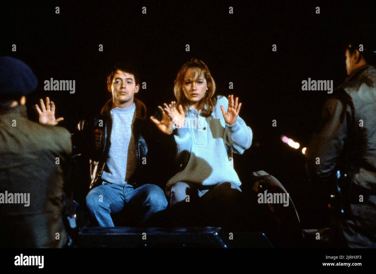 MATTHEW BRODERICK, Helen Hunt, Projekt X, 1987 Stockfoto