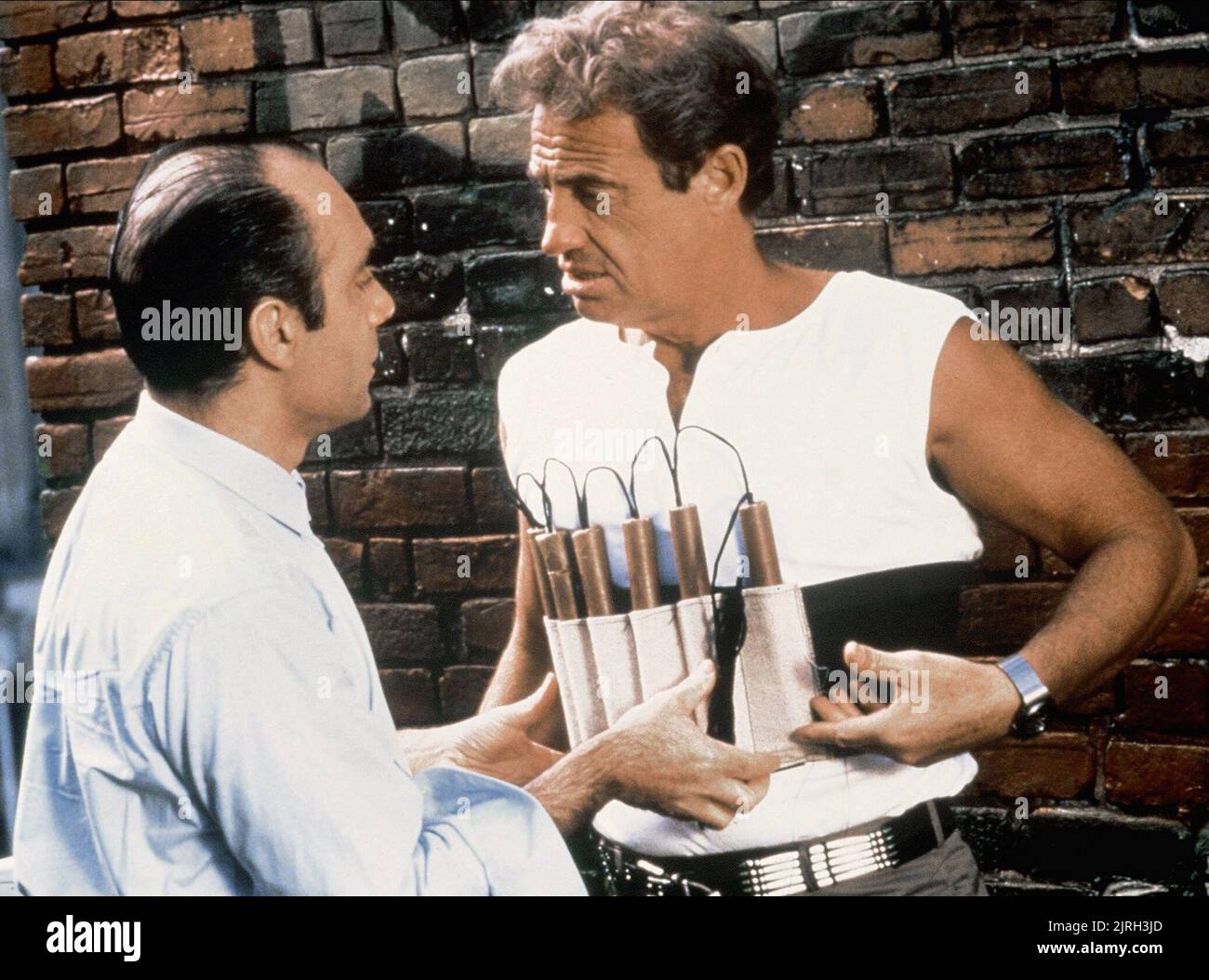 GUY MARCHAND, JEAN-PAUL BELMONDO, HOLD-UP, 1985 Stockfoto