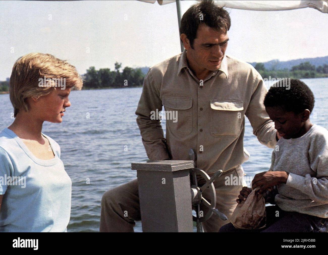 MARTHA PLIMPTON, Tommy Lee Jones, SHAWN SMITH, DEN FLUSS RATTE, 1984 Stockfoto