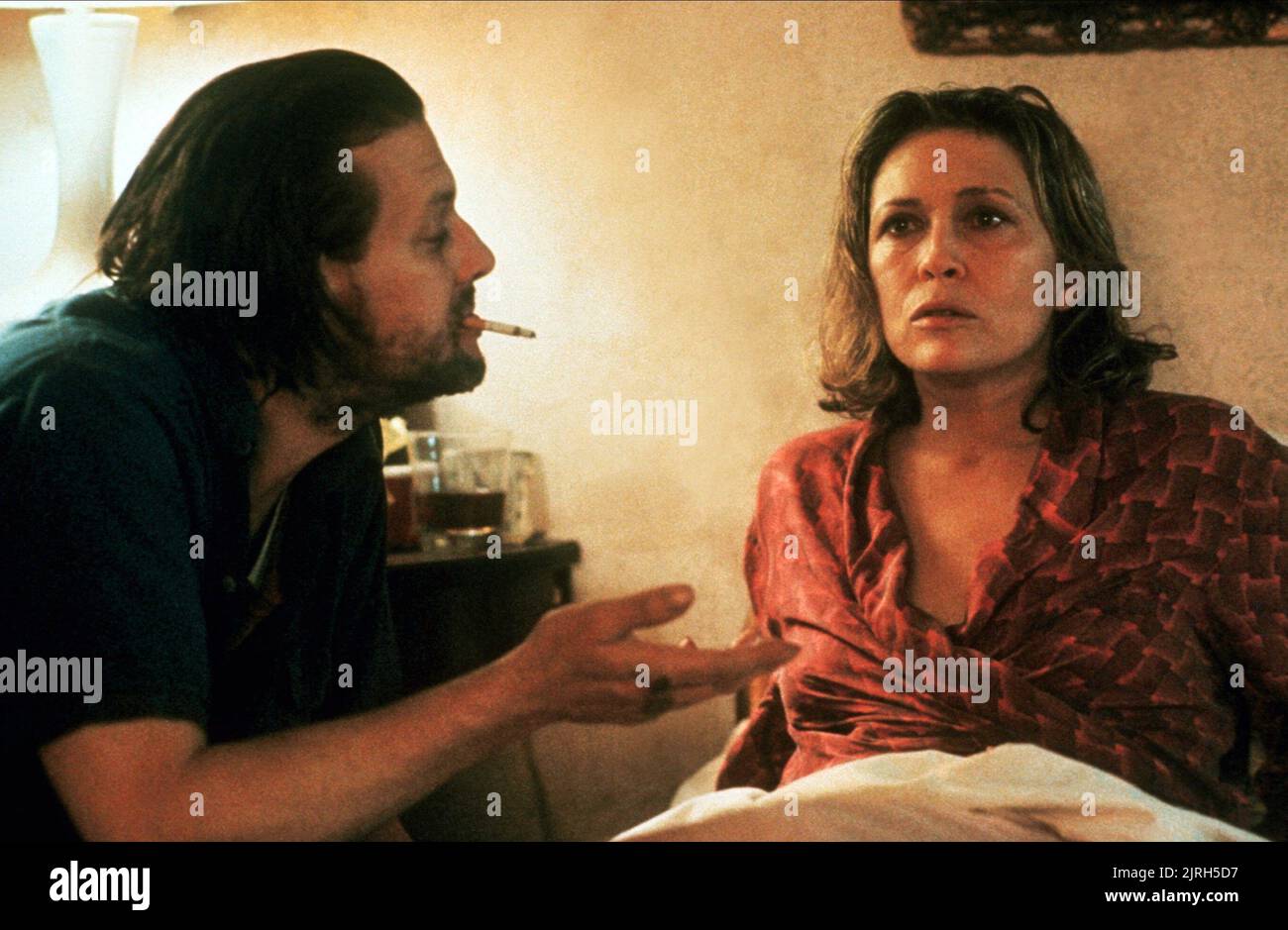 MICKEY ROURKE, Faye Dunaway, BARFLY, 1987 Stockfoto