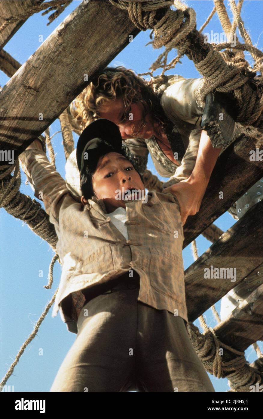 JONATHAN KE QUAN, Kate Capshaw, INDIANA JONES UND DER TEMPEL DES TODES, 1984 Stockfoto